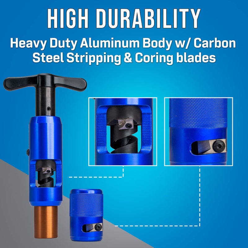 Jonard Tools HSC-860QR Hardline Coring & Stripping Tool Kit for 860QR Cable - Image 3